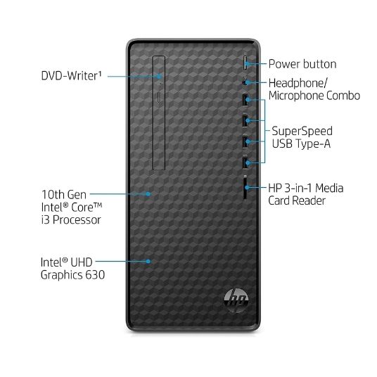 CPU HP M01-F10 SERIES DESKTOP CI3 (OPEN BOX) - Imagen 3